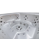 Hydrosan Garten-Whirlpool-Badewanne 406 Weißperle Kaffeegehäuse 250x230 cm