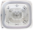Hydrosan Garten-Whirlpool-Badewanne 406 Weißperle Kaffeegehäuse 250x230 cm