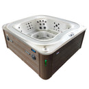 Hydrosan Garten-Whirlpool-Badewanne 406 Weißperle Kaffeegehäuse 250x230 cm