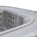 Hydrosan Garten-Whirlpool-Badewanne SPA406 Cappuccino Anthrazit Gehäuse 250x230 cm