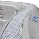Hydrosan Garten-Whirlpool-Badewanne SPA406 Cappuccino Anthrazit Gehäuse 250x230 cm