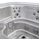 Hydrosan Garten-Whirlpool-Badewanne SPA406 Cappuccino Anthrazit Gehäuse 250x230 cm