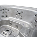 Hydrosan Garten-Whirlpool-Badewanne SPA406 Cappuccino Anthrazit Gehäuse 250x230 cm