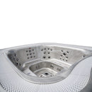 Hydrosan Garten-Whirlpool-Badewanne SPA406 Cappuccino Anthrazit Gehäuse 250x230 cm