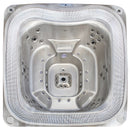 Hydrosan Garten-Whirlpool-Badewanne SPA406 Cappuccino Anthrazit Gehäuse 250x230 cm