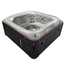 Hydrosan Garten-Whirlpool-Badewanne SPA406 Cappuccino Anthrazit Gehäuse 250x230 cm