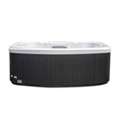 Hydrosan Garten-Whirlpool-Badewanne Spa516 Weißperle Anthrazit Gehäuse 170x210 cm