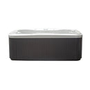 Hydrosan Garten-Whirlpool-Badewanne Spa516 Weißperle Anthrazit Gehäuse 170x210 cm