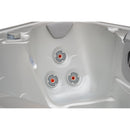 Hydrosan Garten-Whirlpool-Badewanne Spa516 Weißperle Anthrazit Gehäuse 170x210 cm