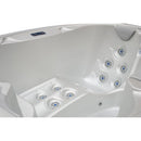 Hydrosan Garten-Whirlpool-Badewanne Spa516 Weißperle Anthrazit Gehäuse 170x210 cm
