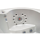Hydrosan Garten-Whirlpool-Badewanne Spa516 Weißperle Anthrazit Gehäuse 170x210 cm