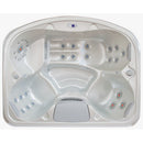 Hydrosan Garten-Whirlpool-Badewanne Spa516 Weißperle Anthrazit Gehäuse 170x210 cm