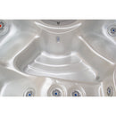 Hydrosan Garten-Whirlpool-Badewanne Spa516 Weißperle Anthrazit Gehäuse 170x210 cm