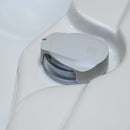 Hydrosan Garten-Whirlpool-Hybridbadewanne, Gartenbadewanne SPA521W, Gehäuse in Weiß-Perlmutt-Anthrazit, 230 x 230 cm
