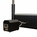 Hydrosan Garten-Whirlpool-Hybridbadewanne, Gartenbadewanne SPA521W, Gehäuse in Weiß-Perlmutt-Anthrazit, 230 x 230 cm