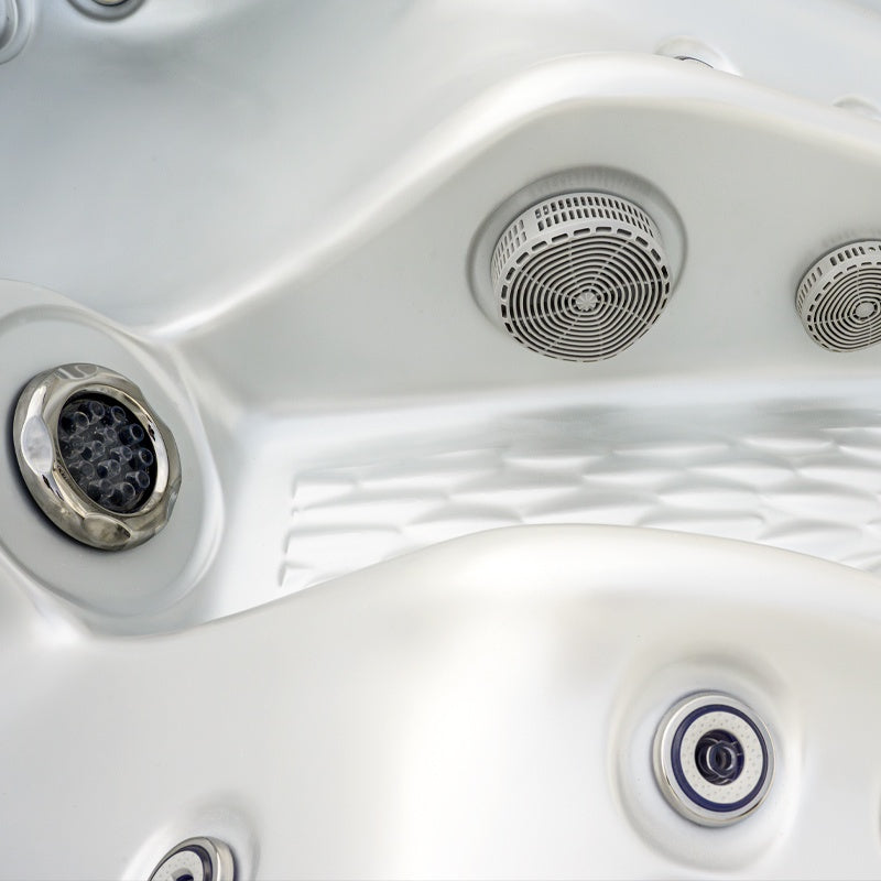 Hydrosan Garten-Whirlpool-Badewanne 530 Weißperle Anthrazit