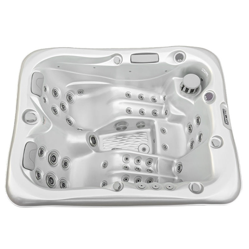 Hydrosan Garten-Whirlpool-Badewanne 530 Weißperle Anthrazit