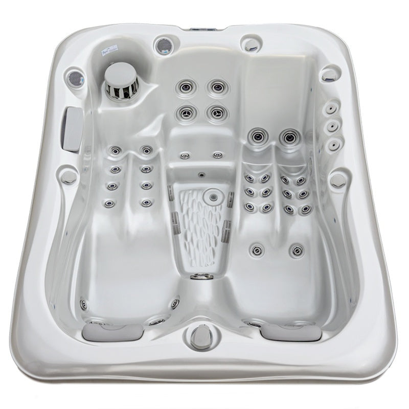 Hydrosan Garten-Whirlpool-Badewanne 530 Weißperle Anthrazit