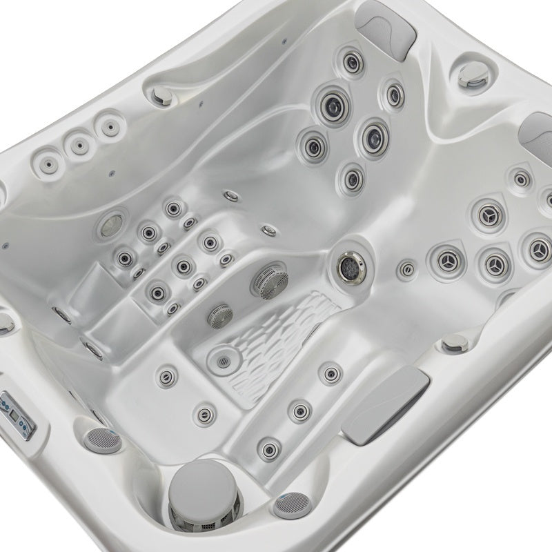 Hydrosan Garten-Whirlpool-Badewanne 530 Weißperle Anthrazit