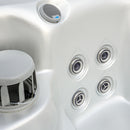 Hydrosan Garten-Whirlpool-Badewanne 530 Weißperle Kaffeebezug