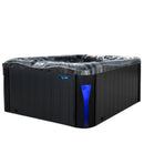 Hydrosan Garten-Whirlpool-Badewanne 530 Black Wave Anthrazitgehäuse
