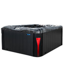 Hydrosan Garten-Whirlpool-Badewanne 530 Black Wave Anthrazitgehäuse