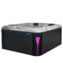 Hydrosan Garten-Whirlpool-Badewanne Spa530 Odyssey Anthrazit Gehäuse 210x170 cm
