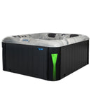 Hydrosan Garten-Whirlpool-Badewanne Spa530 Odyssey Anthrazit Gehäuse 210x170 cm
