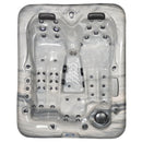 Hydrosan Garten-Whirlpool-Badewanne Spa530 Odyssey Anthrazit Gehäuse 210x170 cm