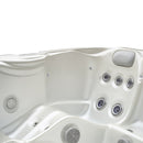 Hydrosan Garten-Whirlpool-Badewanne 531 Weißperle Kaffeegehäuse 200x200 cm