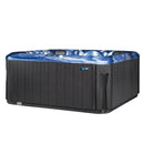 Hydrosan Garten-Whirlpool-Badewanne Spa531 Blaue Ozeanwelle Anthrazit Gehäuse 200x200 cm
