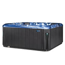 Hydrosan Garten-Whirlpool-Badewanne Spa531 Blaue Ozeanwelle Anthrazit Gehäuse 200x200 cm