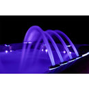 Hydrosan Garten-Whirlpool-Badewanne Spa531 Blaue Ozeanwelle Anthrazit Gehäuse 200x200 cm