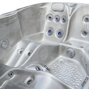 Hydrosan Garten-Whirlpool-Badewanne SPA531 Cappuccino Anthrazit Gehäuse 200x200 cm