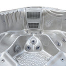 Hydrosan Garten-Whirlpool-Badewanne SPA531 Cappuccino Anthrazit Gehäuse 200x200 cm