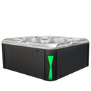 Hydrosan Garten-Whirlpool-Badewanne SPA531 Cappuccino Anthrazit Gehäuse 200x200 cm