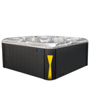 Hydrosan Garten-Whirlpool-Badewanne SPA531 Cappuccino Anthrazit Gehäuse 200x200 cm