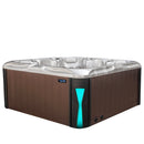 Hydrosan Garten-Whirlpool-Badewanne Spa531 Cappuccino-Kaffeebezug 200x200 cm