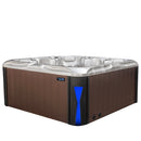 Hydrosan Garten-Whirlpool-Badewanne Spa531 Cappuccino-Kaffeebezug 200x200 cm