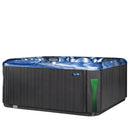 Hydrosan Garten-Whirlpool-Badewanne Spa531 Blaue Ozeanwelle Anthrazit Gehäuse 200x200 cm