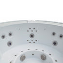 Hydrosan Garten-Whirlpool-Badewanne 540 Weißperle Anthrazit Gehäuse 240 x 240 cm