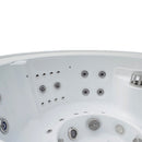 Hydrosan Garten-Whirlpool-Badewanne 540 Weißperle Anthrazit Gehäuse 240 x 240 cm