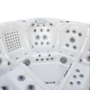 Hydrosan Garten-Whirlpool-Badewanne 560 Weißperle Anthrazit Gehäuse 220x220 cm