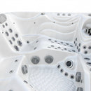 Hydrosan Garten-Whirlpool-Badewanne 560 Weißperle Anthrazit Gehäuse 220x220 cm