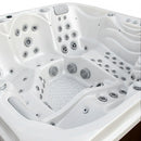Hydrosan Garten-Whirlpool-Badewanne 560 Weißperle Kaffeegehäuse 220x220 cm