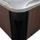 Hydrosan Garten-Whirlpool-Badewanne 560 Weißperle Kaffeegehäuse 220x220 cm