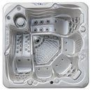 Hydrosan Garten-Whirlpool-Badewanne Spa560 Cappuccino Anthrazit Gehäuse 220x220 cm