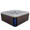 Hydrosan Garten-Whirlpool-Badewanne 560 Cappuccino Kaffeebezug 220x220 cm