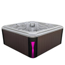 Hydrosan Garten-Whirlpool-Badewanne 560 Cappuccino Kaffeebezug 220x220 cm