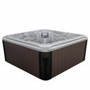 Hydrosan Garten-Whirlpool-Badewanne 560 Cappuccino Kaffeebezug 220x220 cm